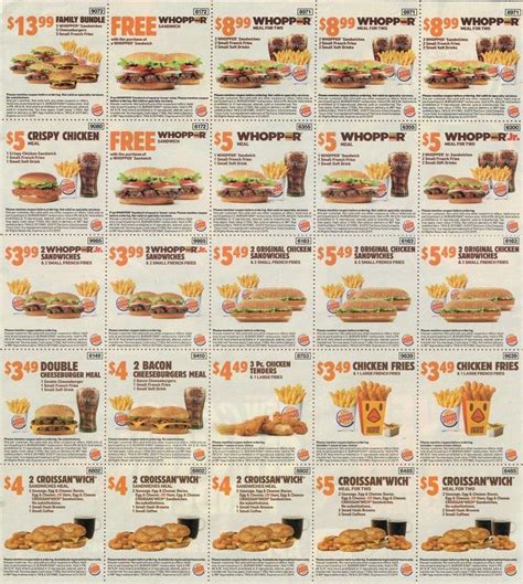 31 December 2023. . Printable burger king coupons 2023